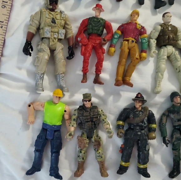: 15 military scuba work force action military army forces figures 4" tall - Picture 6 of 6